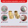Lengthened Eccentric Screw Corner Angle Adjustment Connecting Accessories  Bathroom Hardware