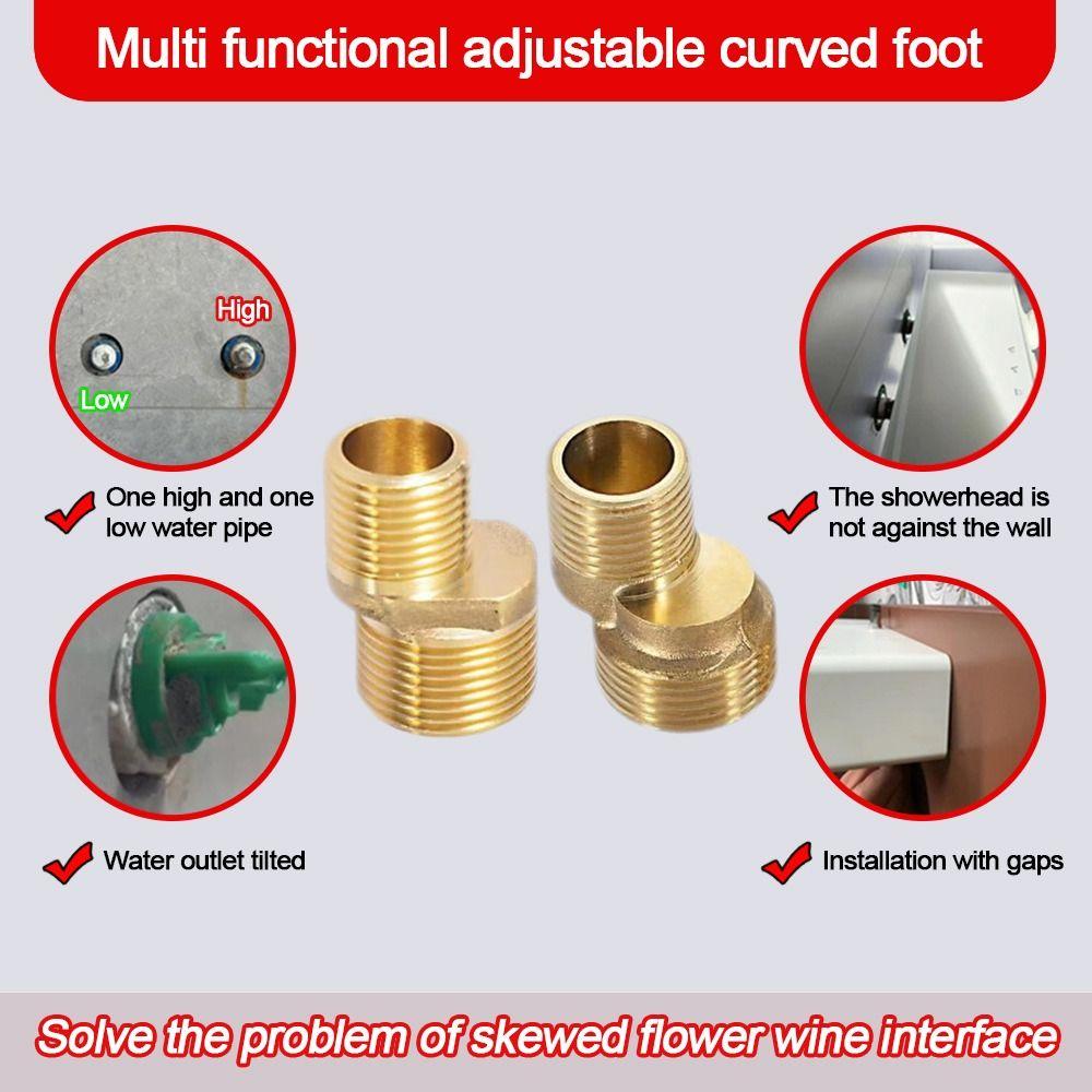 Lengthened Eccentric Screw Corner Angle Adjustment Connecting Accessories  Bathroom Hardware