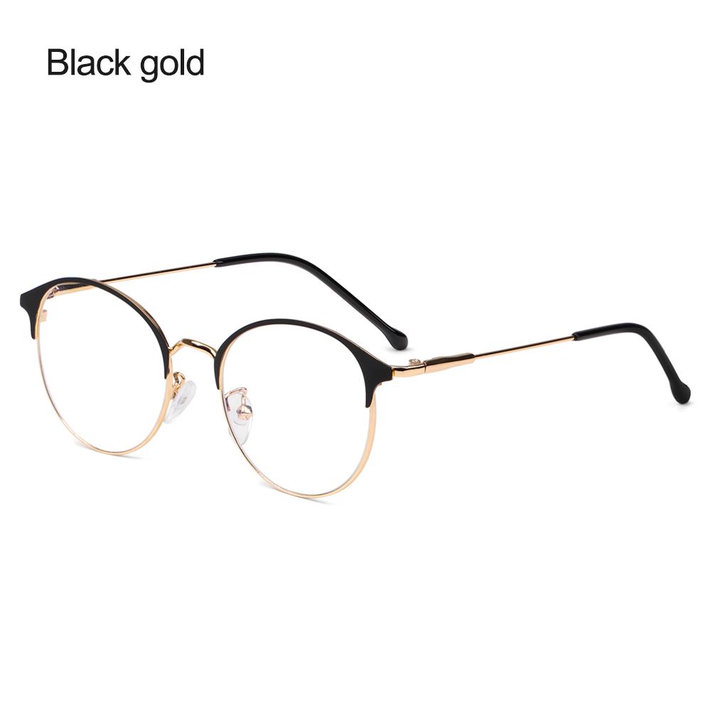 Classic Semi Rimless Anti Blue Light Blocking Glasses Men Square Ray Filter Eyeglasses Frames Computer Women Goggles