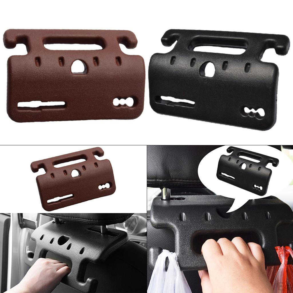 Back Armrest Purse Groceries Multi-Functional Organizer Holder Car Backrest Clothes Rack Hook Pocket