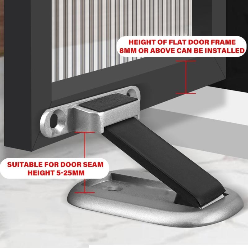 Floor Mounted Door Suction  Resistant Designs Windproof Door Catch Multifunction Door Suction Suitable for Home Use