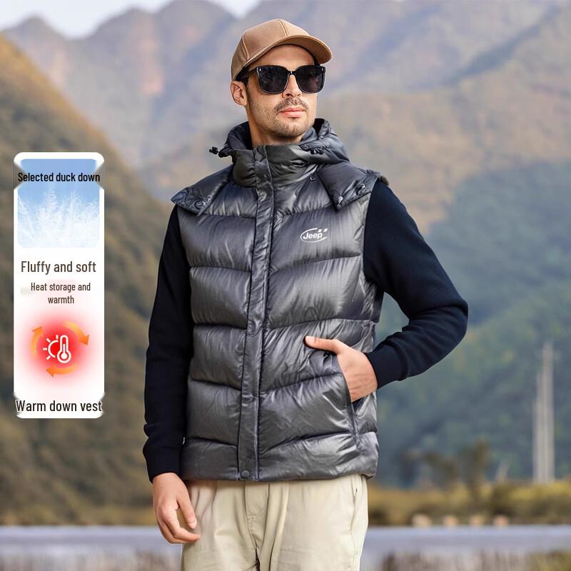 JEEP Men s Hooded Down Vest 39