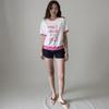 New ArrivalS Open Run Women S Color Block LeTTering CoTTon CuTTing Raglan T Shir