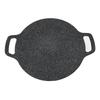 Okrągła patelnia grillowa w stylu koreańskim Aluminiowa nieprzywierająca powłoka z kamienia medycznego Patelnia grillowa do domu Mięsa