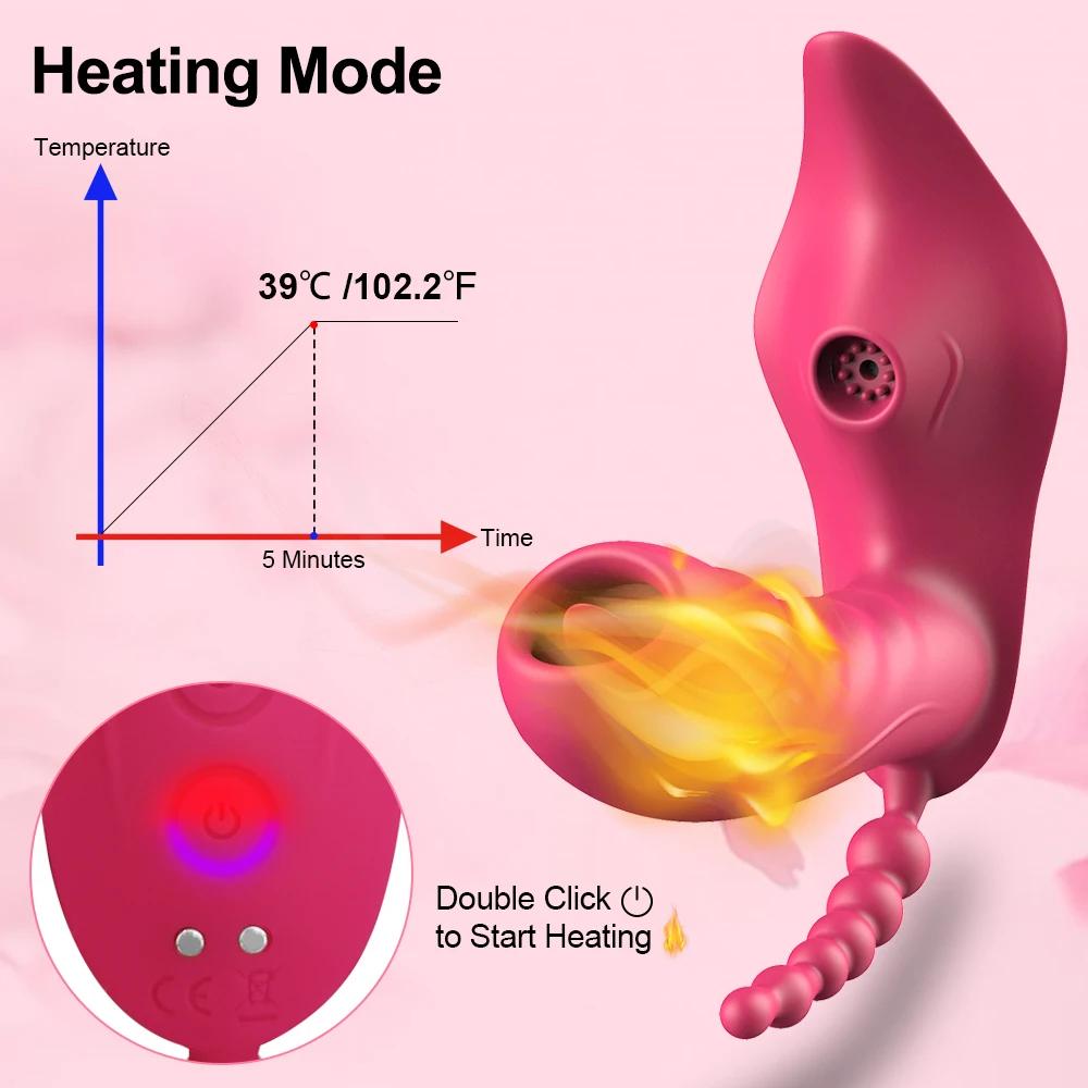 3 In 1 Dildo Vibrator for Women Wireless Remote Control Sucker Clitoris Vagina Stimulator Sex Toys Female Couple Adult 18