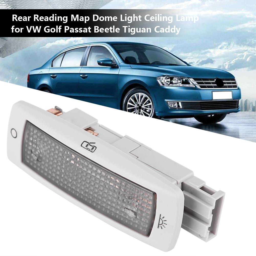 Rear Reading Map Dome Light Ceiling Lamp Silver for  Golf Passat Beetle Tiguan 3B0947291B