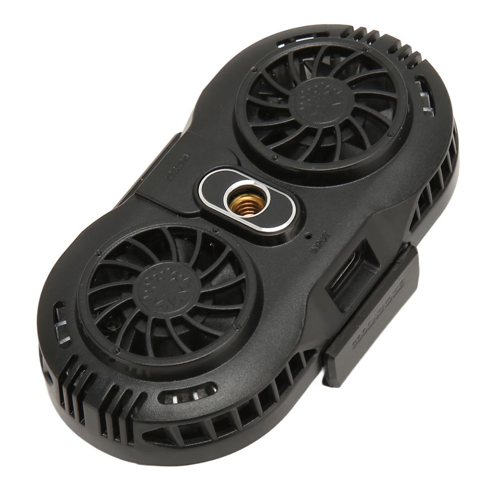 Cell Phone Cooler Semiconductor Cooling Silent Phone Radiator with Dual Fan Fast Cooling for Gaming