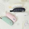 Y2k Pen Bag Cloth Pencil Pouch Makeup Cosmetic Storage Polka Dot Pencil Case  Kids Children