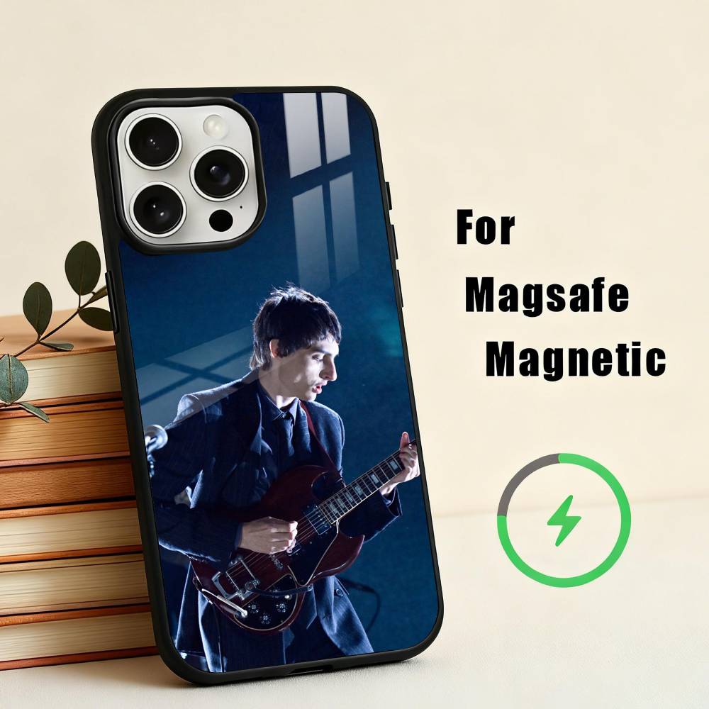 F-Finn W-Wolfhard Actor Funda para Teléfono Para iPhone17,16,15,14,13,12,11 Plus,Pro Max Magnética Para Magsafe Carga Inalámbrica