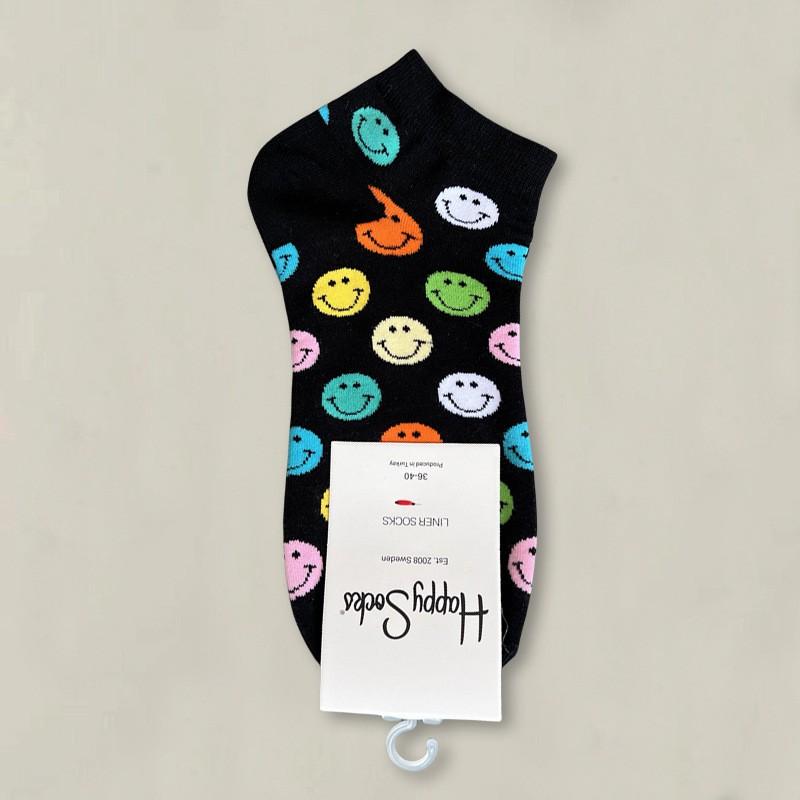 Happy Socks Womens Ankle Cartoon Cute Cotton Low Cut Colorful Casual