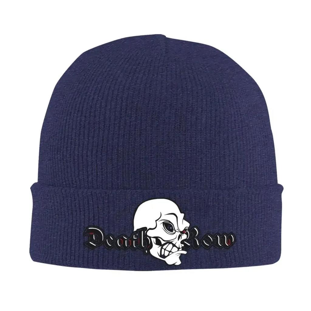 NEW Death Row Records Skull Knitted Hat Beanies Autumn Winter Hat Warm Fashion Cap Unisex Women