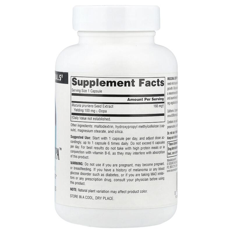 Mucuna Dopa™, 100 mg, 120 Capsules
