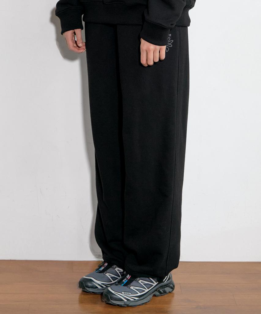 Leijiji Lazy Flower String Sweat Pants (2Colors)