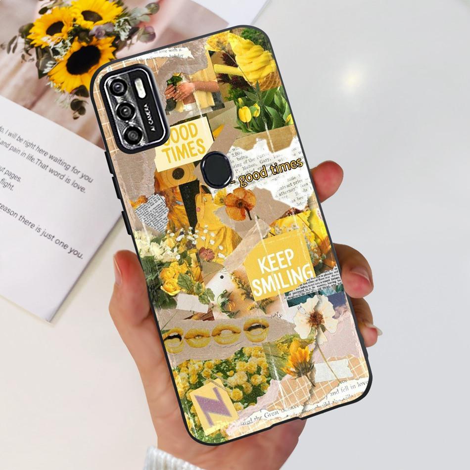 For ZTE Blade A7s 2020 Case Zte A7020 Blade A7s 2020 Fashion Cool Pattern Black Silicon Soft Phone Cases