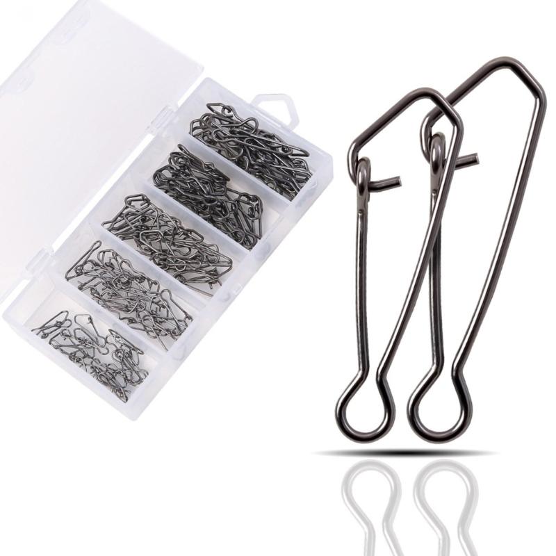 Heavy Type Fishing Swivels Buckles With Rotating Barrels Corrosions Resistant for Outdoor Angling Accessories