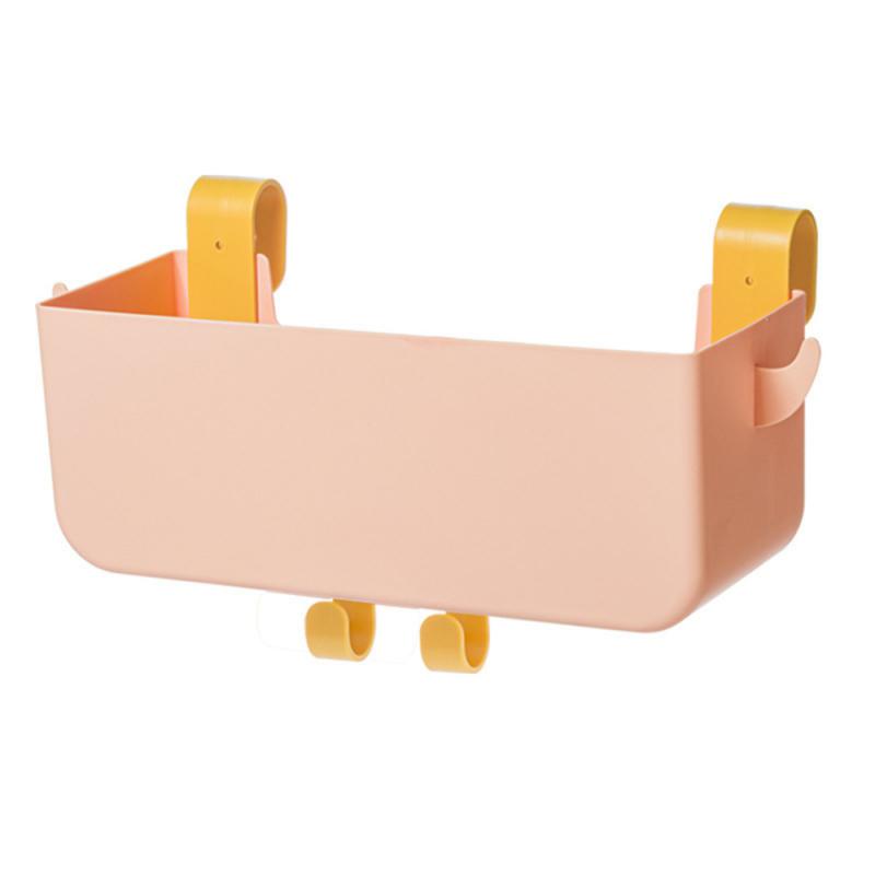 Storage Box Space-saving Easy To Install Multifunctional Home Storage Bedside Organizer Stable Bedside Hanging Basket
