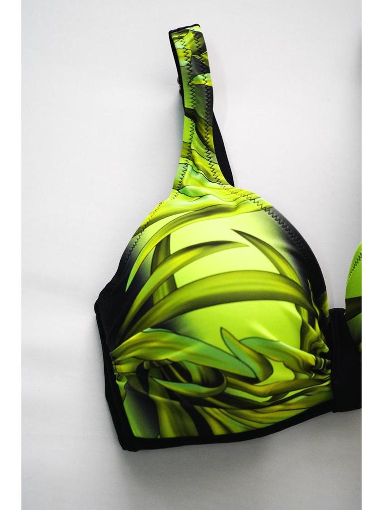 2025 Hanligu Smart+Sexy Gathered Bikini Swimsuit, Super Large Cup