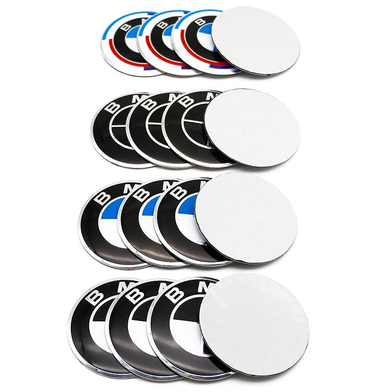 4Pcs 56/60/65/70MM Car Wheel Hub Cap Center Sticker Emblem For BMW G30 E60 F30 E90 G20 E46 F02 G28 Auto Badge Decal Accessories