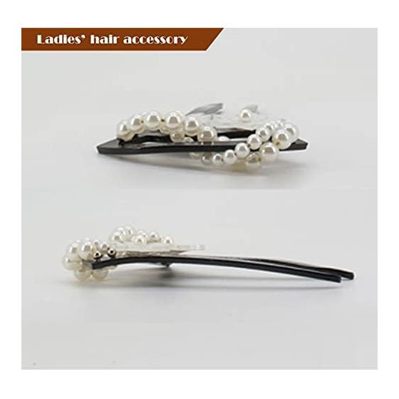 LIGURAL Kanzashi Hair Stick Japanese Kimono Yukata Fan Shape Bachi Shape Red Simple Acrylic 8.5x12cm