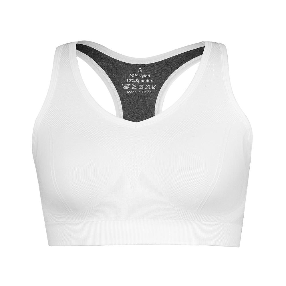 

Sports Bras for Women Shockproof Push Up Underwear with Padded Gym Training Brassiere Yoga Vest Crop Top
