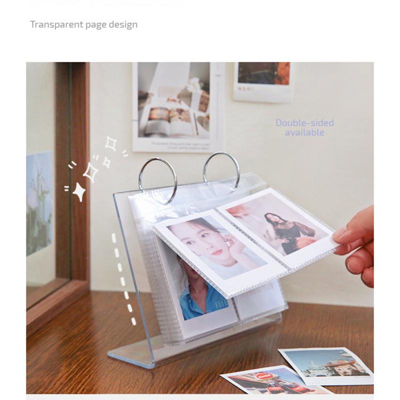 Creative Writing Book Double Sided Acrylic Photo Album Transparent Album Transparent Inner Page Home Decorations Durable