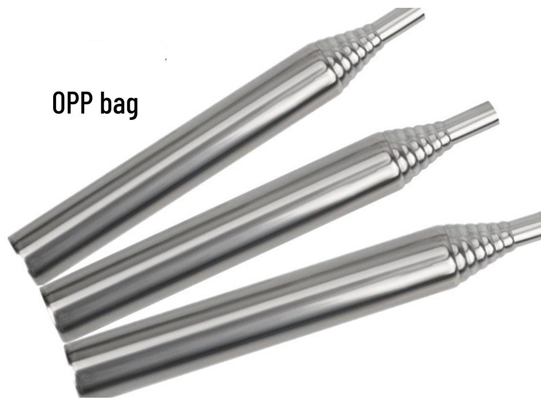 Карманные мехи из нержавеющей стали для розжига огня: Выдвижная трубка для раздувания огня для кемпинга