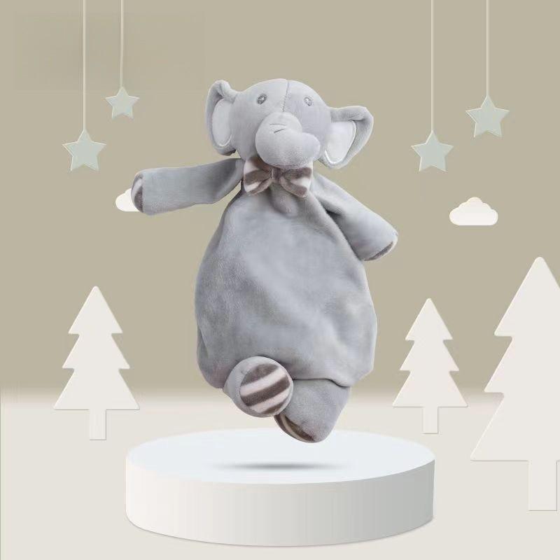 Baby Animal Plush Toy With Chewing Texture For Newborn Sleep And Comfort