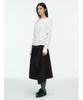 Anggae Square Skirt Black