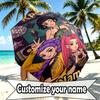 Custom Name Personalized Kpop Demon Hunter Print Umbrella, Auto Open Close, 8‑Rib Sturdy Frame, Commute Camping Hiking Use, Birthday Gift