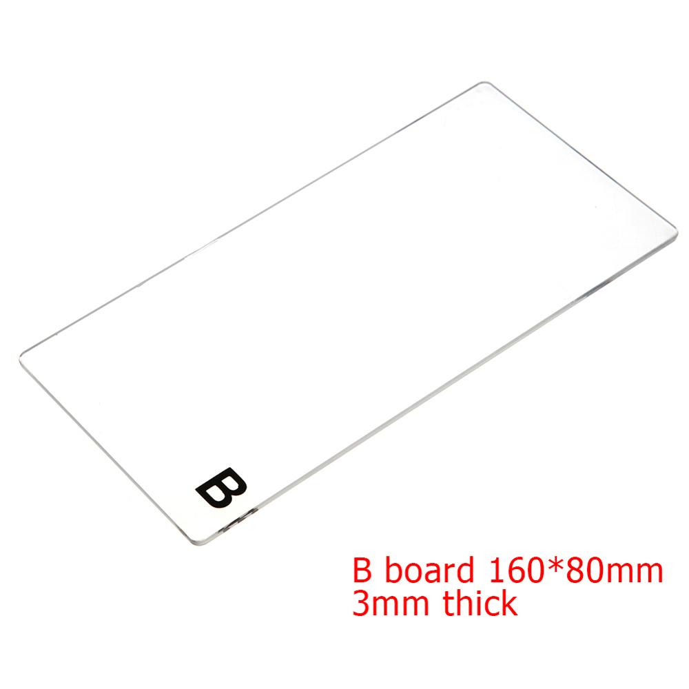 3mm/5mm Transparent Clear Acrylic Cutting Mat Plate for DIY Embossing Cutting Dies Machine Platform Embossing Machine Accessorie