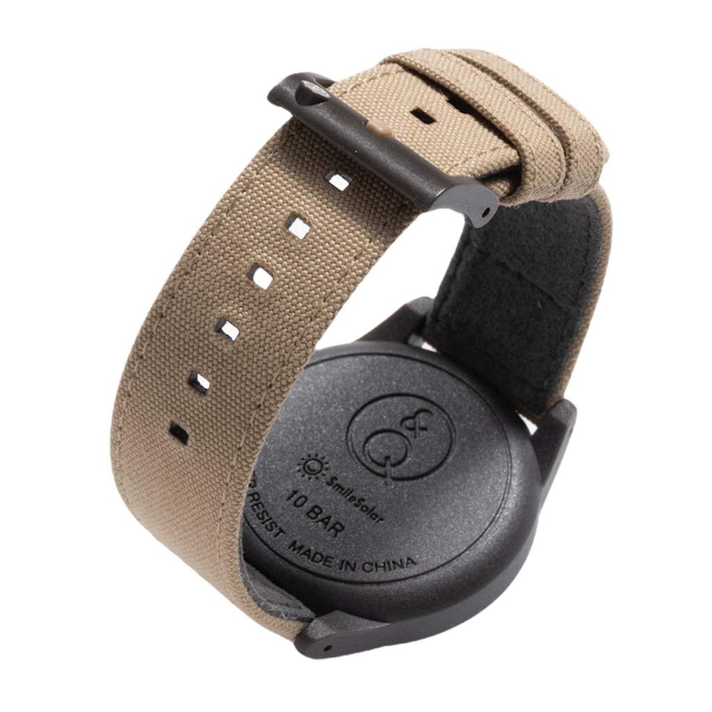 SmileSolar Solar Solar Beige Q&Q Watch, Powered, Analog, Waterproof, Women's, R00A-004JK,