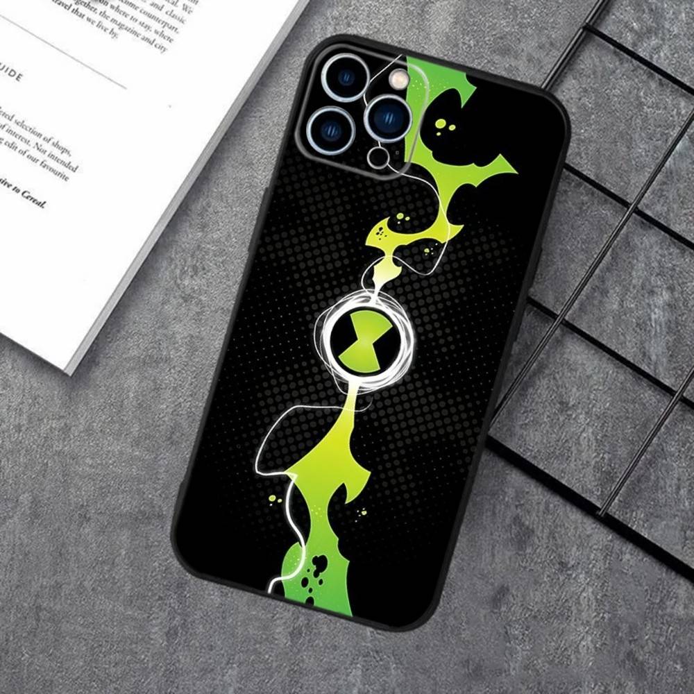 B-Ben 10 Cartoon For iPhone 17,16,15,14,13,12,11 Plus,Pro,Max,XR,XS,X,7,8,SE,Mini Silicone Soft Durable Shell Phone Case