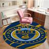 Philips Sports Union Print Round Rug, Washable Floor Carpet, For Entryway Dorm Laundry Room Office Study, Home Decor Birthday Christmas Gift