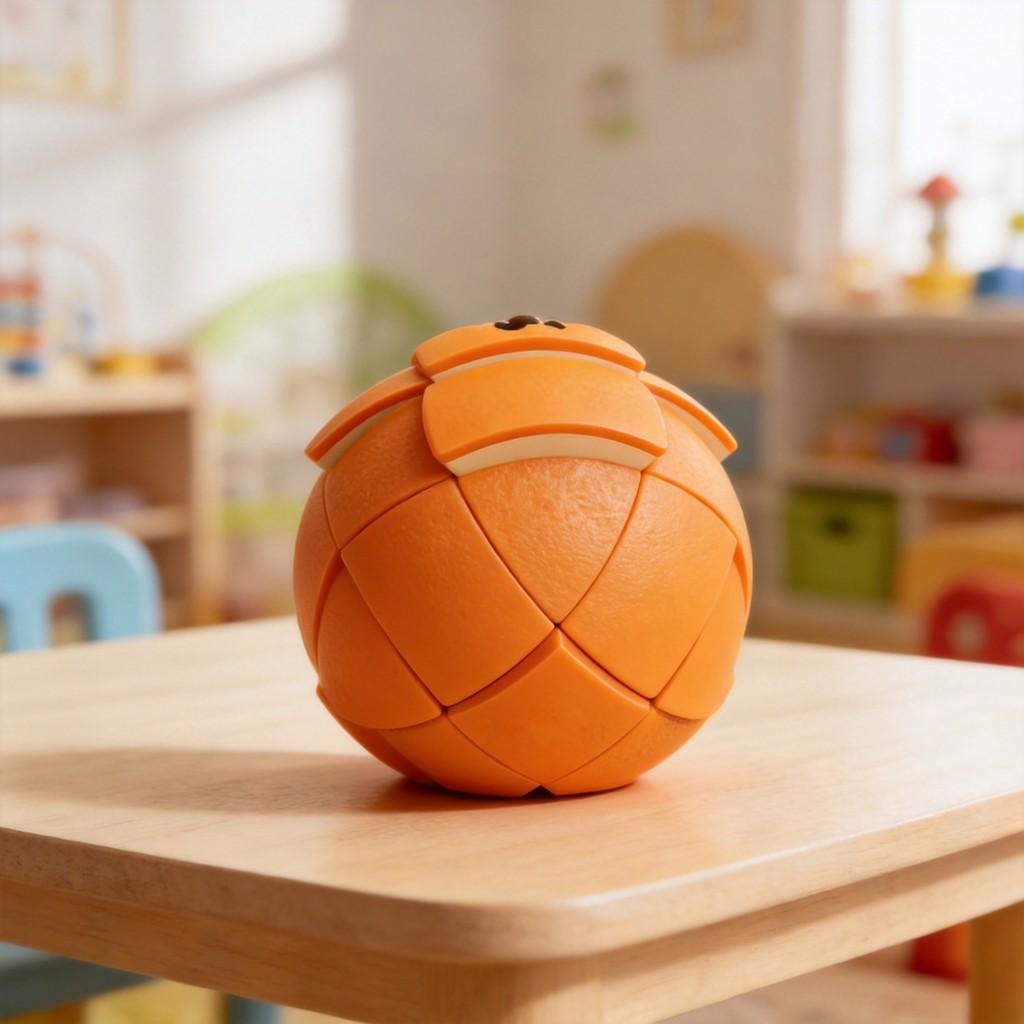 Fruit Shape Puzzle Cube With Plastic Material For Early Education Kids