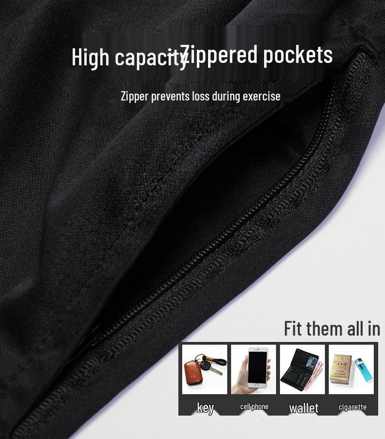 Men's Quick-Dry Basketball Shorts - Loose Fit, Running & Fitness Beachwear