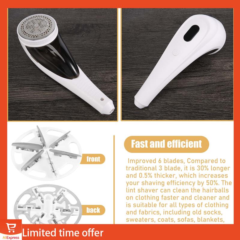 Fresh Electric Lint Shaver, USB Rechargeable Lint Remover For Different Fabrics Lint Remover Lint Cutter Perfect For Family белый