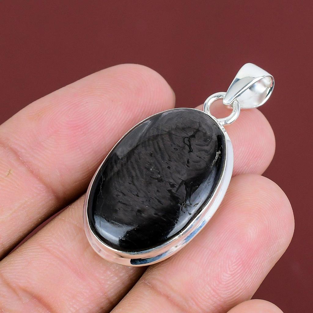 Hypersthene Pendant Dainty Gemstone Pendant 925 Sterling Silver Pendant Decent Jewelry Handmade Pendant Gifts For Wife Latest Design Pendant