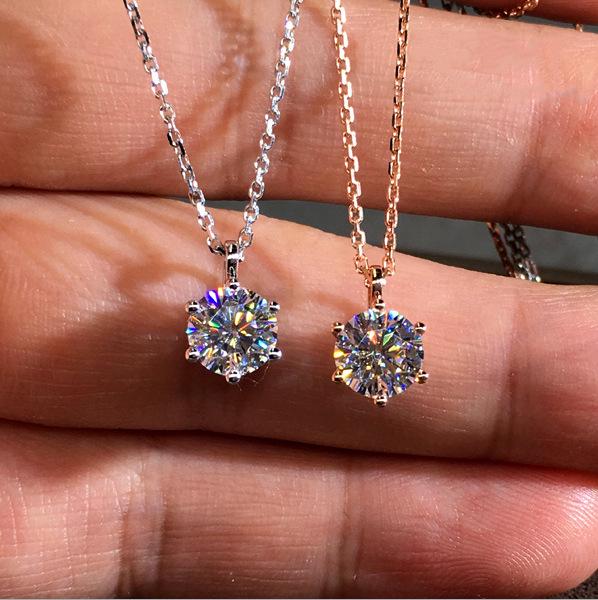 European  American Fashion Jewelry: Crystal Zirconia Necklace