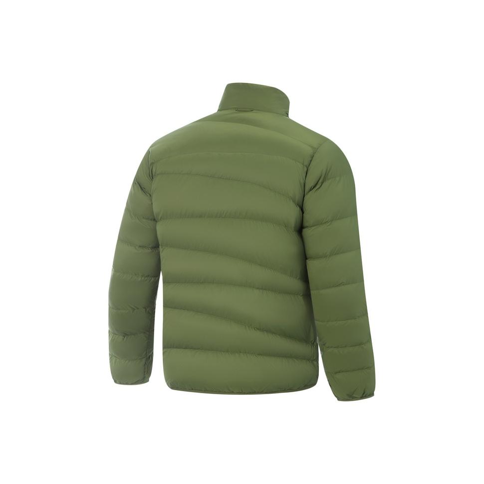 Li-Ning Outdoor CF Reflective Water-Repellent Sun-Resistant Goose Down Short Jacket Men Jackets AYMV165-3