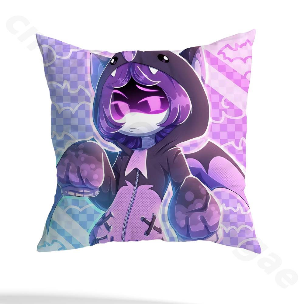 Cute Dog UZI Killers pillowcase casual style decoration, suitable for home decoration (excluding pillow core)