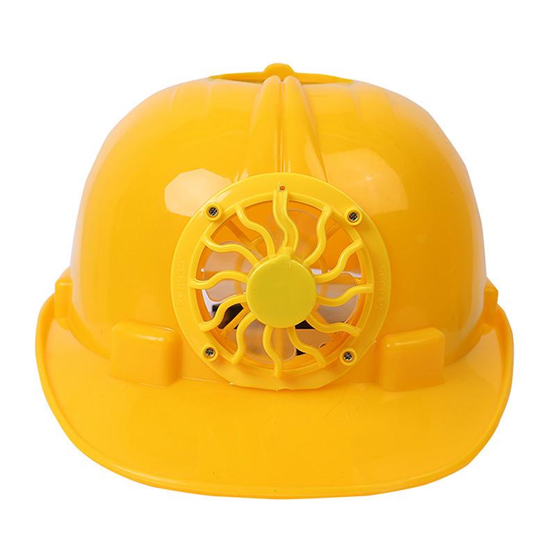 Casco de Seguridad con Ventilador Solar, Sombrero de Protección Solar, Gorra Impermeable Ajustable Estilo Casco Ventilado Para Trabajo, Construcción del Hogar