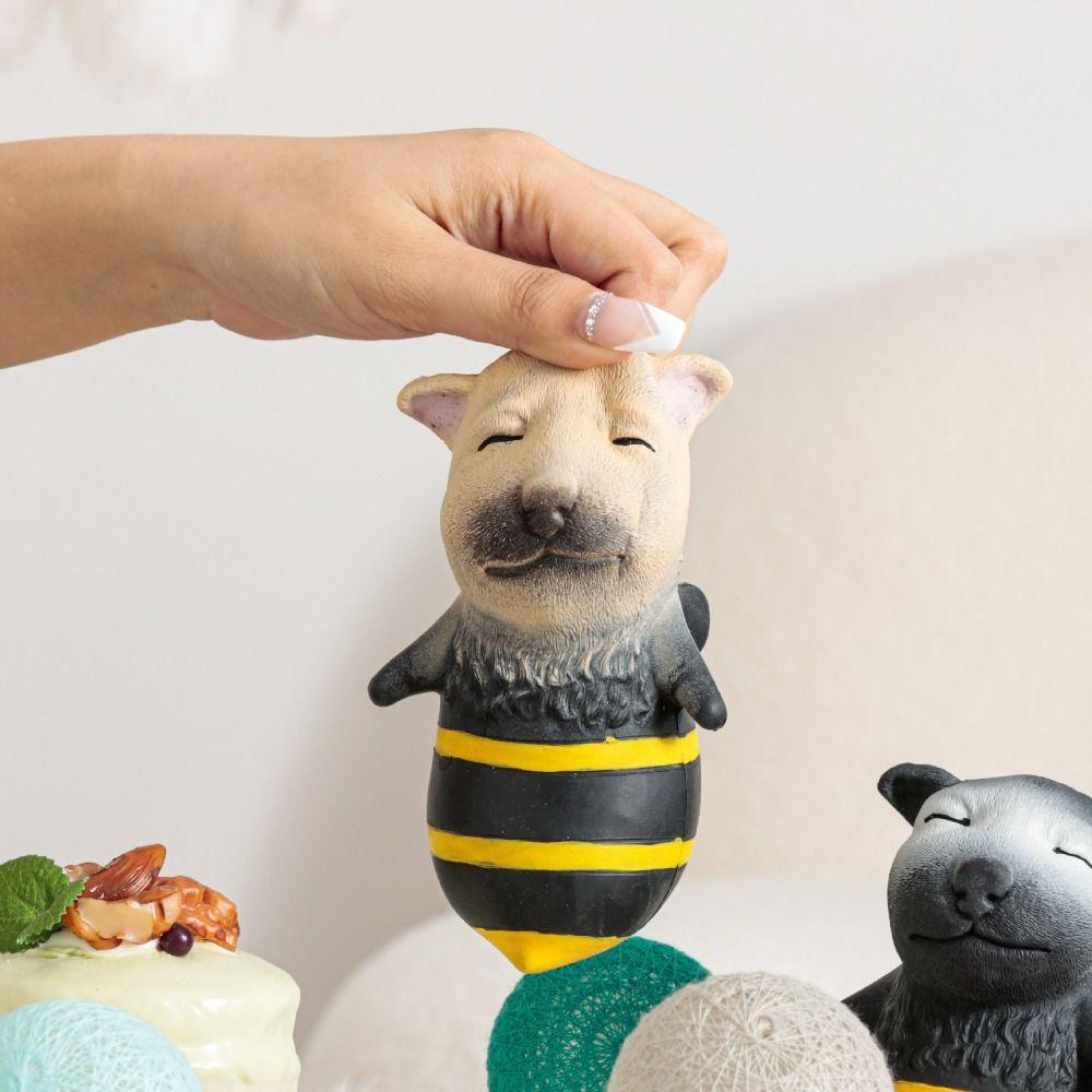 

Soft Rubber Squeeze Vent Bee Dog Doll Slow Rebound Soft Rubber Toys Children