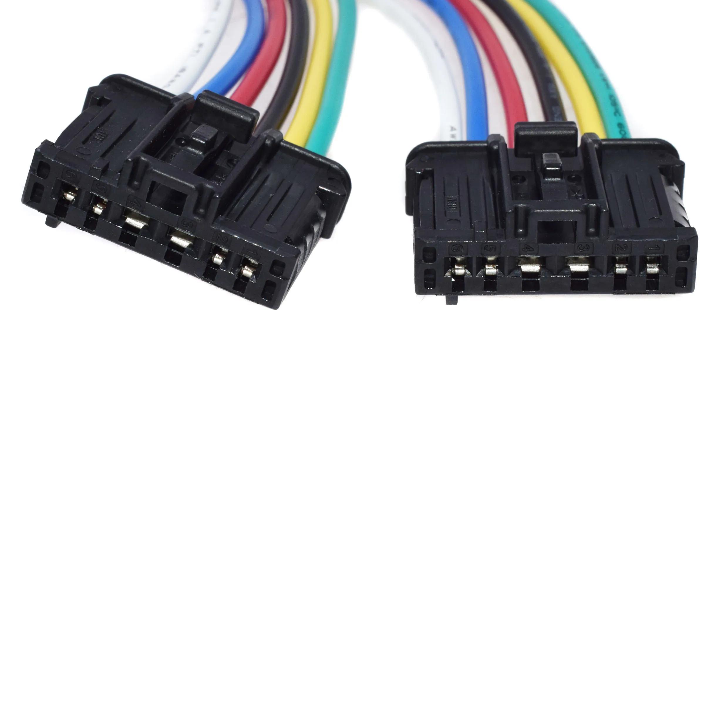 2pcs Rear Tail Light Lamp Connector Harness Plug For Citroen Peugeot Fiat Dacia C2 C3 C4 C5 206 207 307 308 Logan Duster Docker чёрный