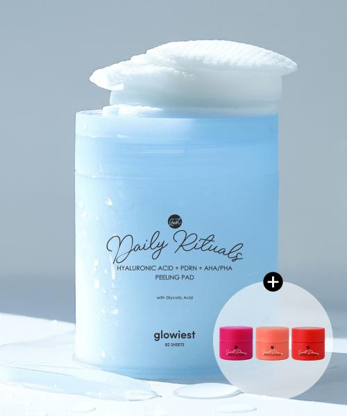 Gloist Daily Rituals Hyaluronic Acid + PDRN + AHA/PHA Peeling Pad (+ Mini Lip Mask) NONE
