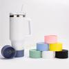 SW 40oz/30oz Silicone Cup Bottom Cover for Stanley Adventure Quencher Tumbler for IceFlow Flip Straw Water Bottle Sleeve 7.5/7CM Cup Holders 5