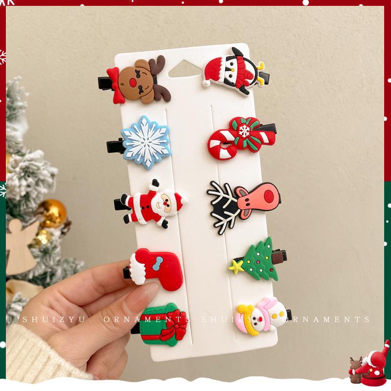 Children's Christmas Reindeer Headband - Cute Holiday Hair Accessory for Photos