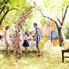 Wedding Arch Frame Set, Metal Balloon Arch Stand Set, Balloon Arch Stand Set for Birthday Party, 2.2, 2, 1.8 m White