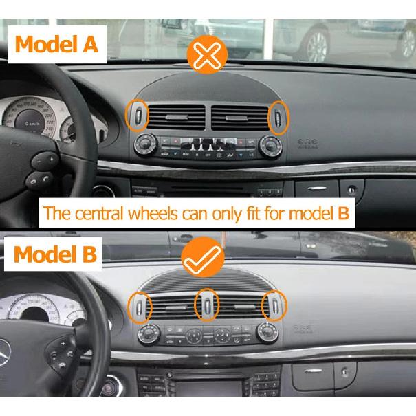 Vorne Links Rechts Klimaanlage AC Lüftungsgitter Basis Rollknopf Für Mercedes Benz E-Klasse W211 2003-2008 E230 E260 E280 2118300054