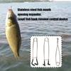 3 Stück Fischmaul-Kiefernschieber Fischhakenentferner Extraktoren Maulöffner Spreizer Süßwasser Salzwasser Angelgerät Werkzeug