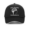 Funny Psychology Brain Keep Talking Im Diagnosing You Hat Harajuku Pop Streetwear Golf Hats Men Adjustable Baseball Cap Bonnet